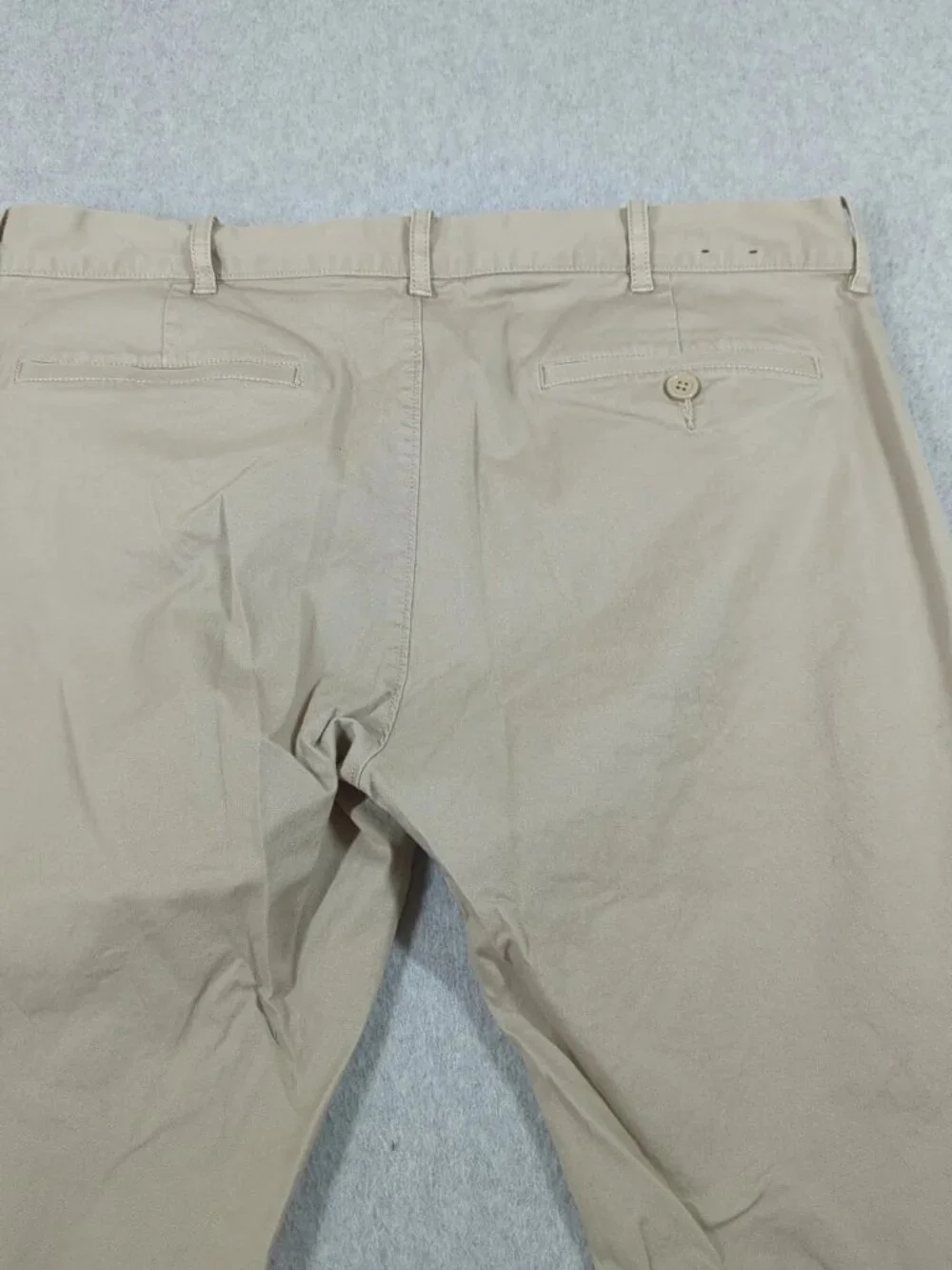 J Crew Driggs Flex Chino Pants Men's 34x34 (Actual 34x32) Beige Stretch